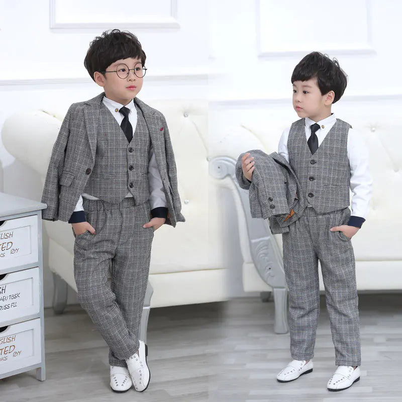 Boys' 3-Piece Elegant Winter Ensemble