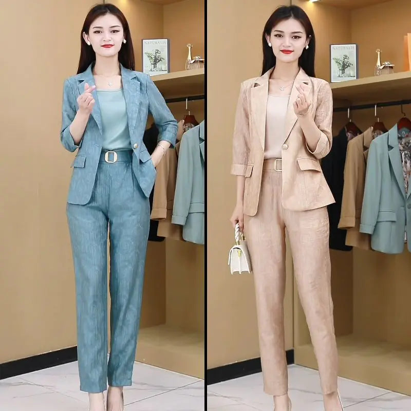 Elegant Women's 3-Piece Suit Set 2023
