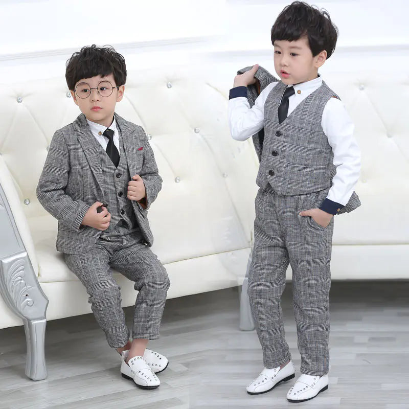 Boys' 3-Piece Elegant Winter Ensemble