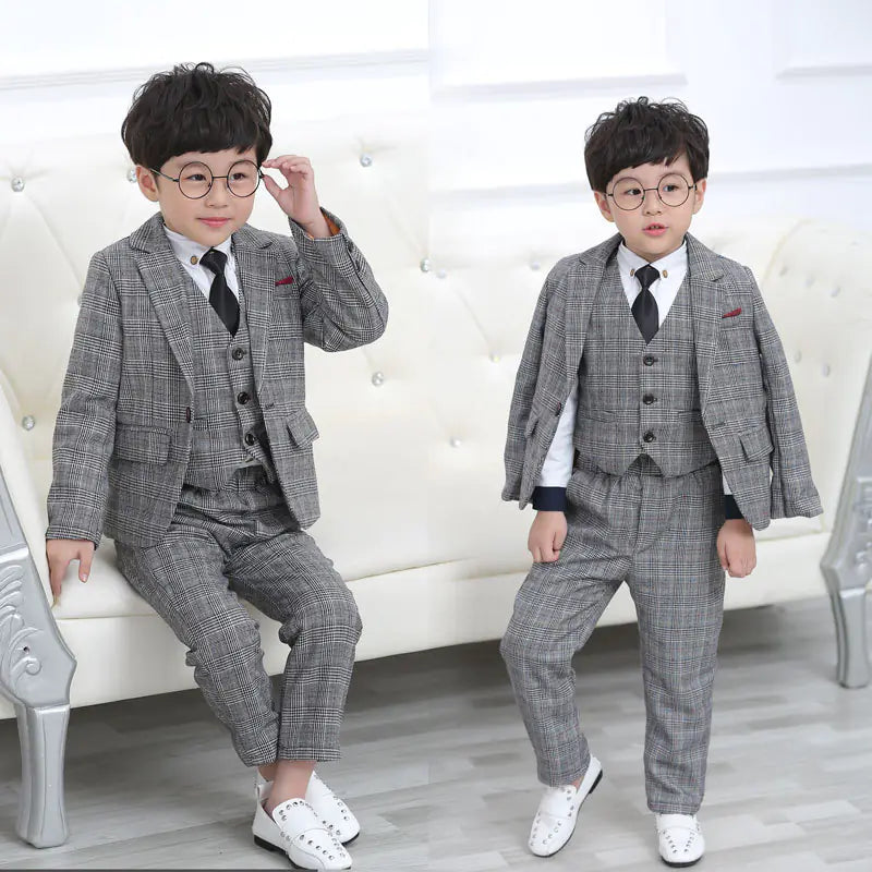Boys' 3-Piece Elegant Winter Ensemble