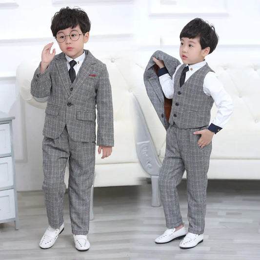 Boys' 3-Piece Elegant Winter Ensemble