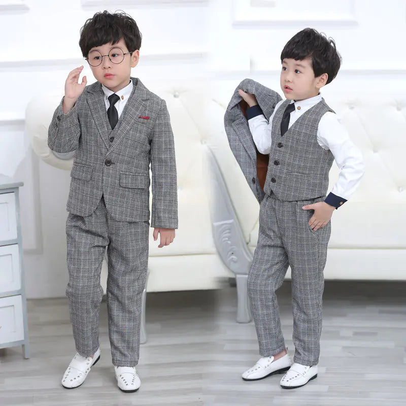 Boys' 3-Piece Elegant Winter Ensemble