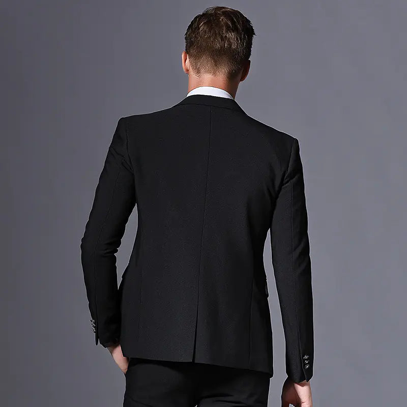 Men's Elegant Slim Fit 3-Piece Suit